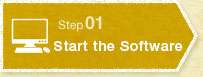 STEP1 Launch the software