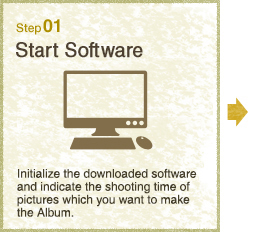 Step01 Launch Software. Launch downloaded software and designate the desirable period for the album.